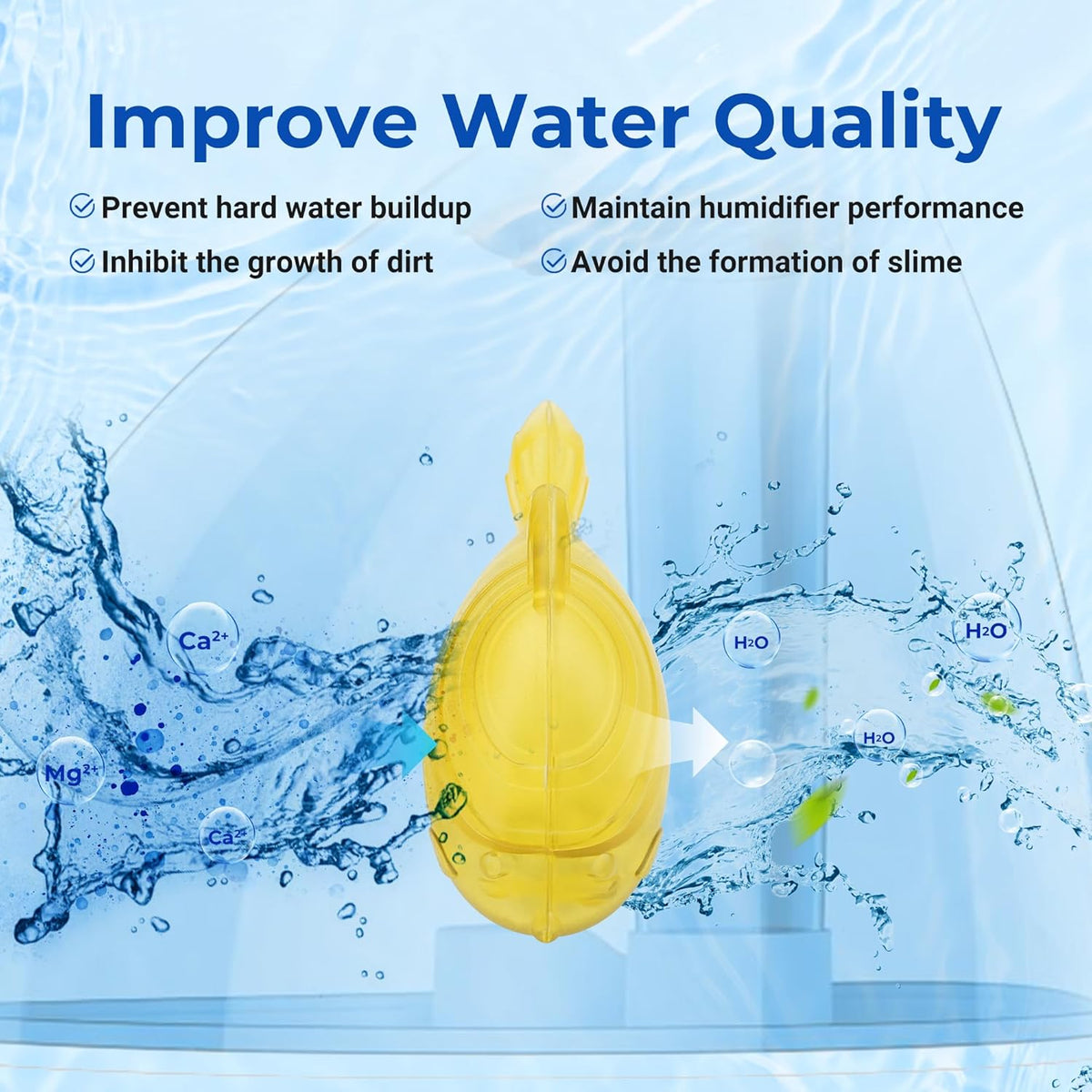 12 Pack Universal Humidifier Cleaner Fish Compatible with Almost All Humidifiers and Fish Tanks