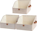 StorageWorks Closet Storage Bins, Trapezoid Organizer Box for Shelves, Fabric Clothes Bin, Foldable