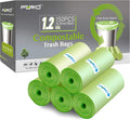 Compostable Trash Bags - FORID 1.2 Gallon Small Garbage Bags 150 Count Mini Strong Trash Can Liners