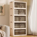 SAILUN 136Gal/543Qt Stackable Storage Bins Folding Collapsible Storage Bins with Lid, Closet