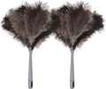 Feather Duster-Genuine Ostrich Feathers,Anti-Static,Reusable Eco-Friendly Handheld Cleaning for