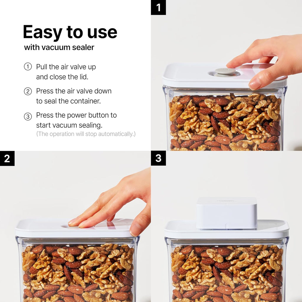 VAKUEN Premium Airtight Food Storage Container. Special Edition Mercury Color 8P/Set. 7pcs