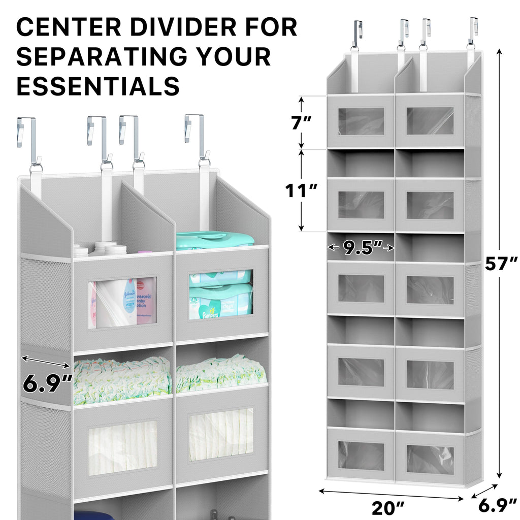Simple Houseware Extra Large Heavy Duty 10 Pockets Over the Door Organizer