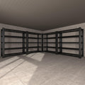 5-Tier Garage Shelving Heavy Duty, 3000 LBS Capacity Metal Storage Rack 76" H x 60" W x 24" D