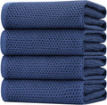 Homaxy 100% Cotton Oversized Waffle Weave Kitchen Dish Towels, Ultra Soft Absorbent Quick Drying