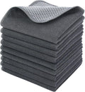 KinHwa Kitchen Washcloths for Dishes Absorbent Microfiber Dish Cloths Quick Dry Dish Rags with Poly