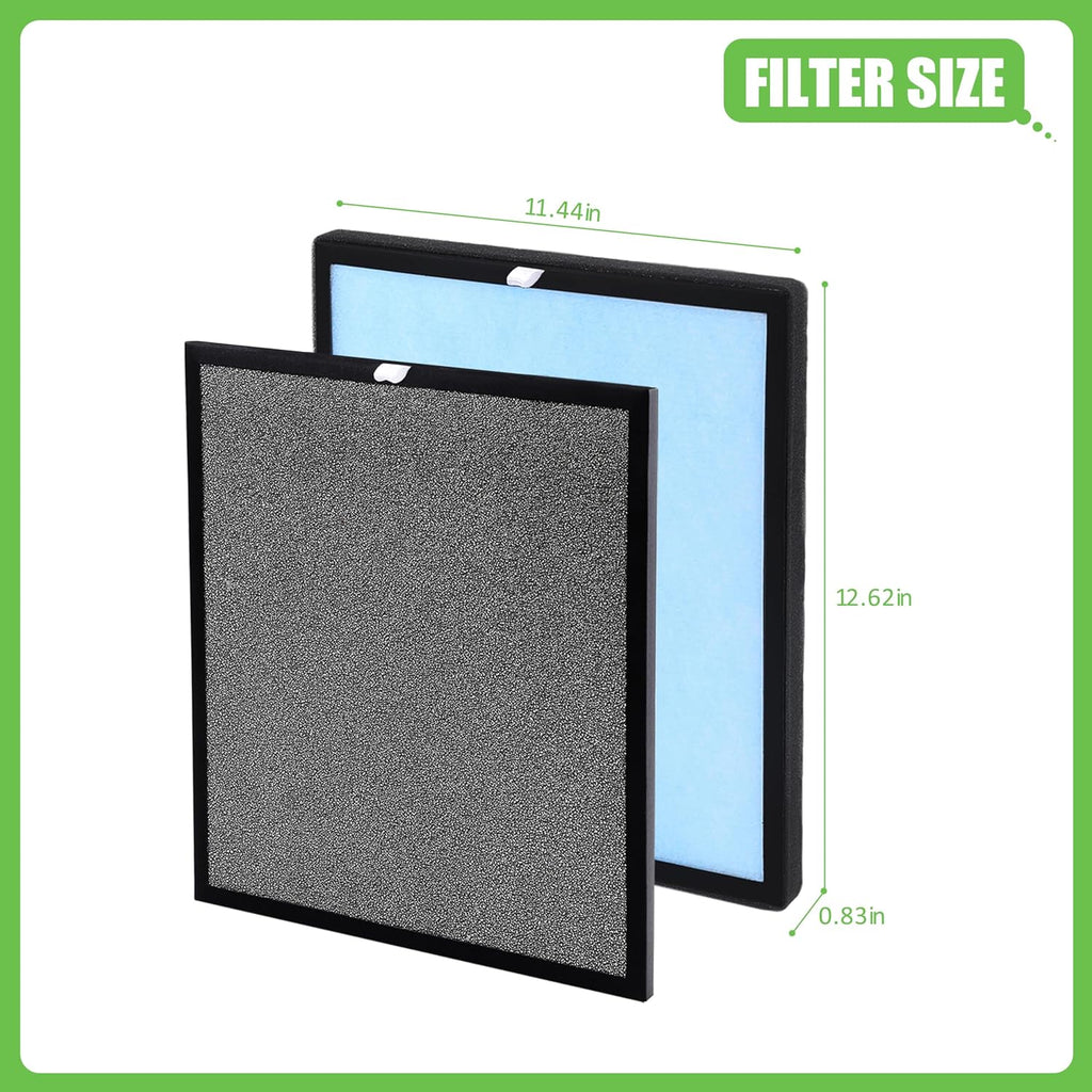 HSP001 True HEPA Filter Replacement, Compatible with HSP001 Air Purifier, 4 in 1 H13 True HEPA and