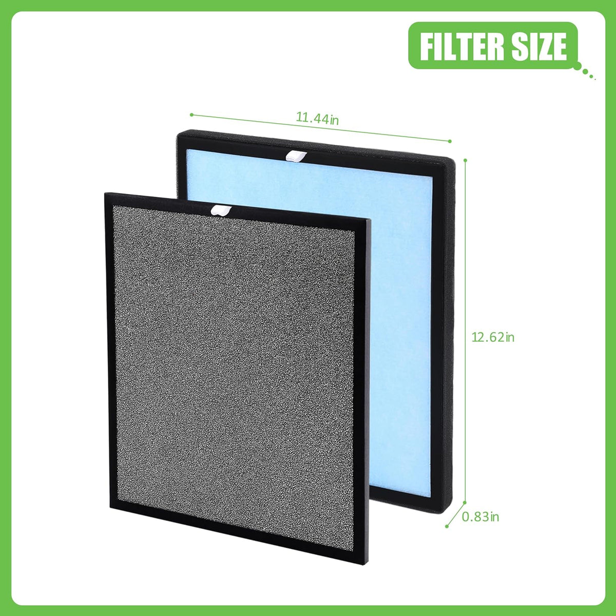 HSP001 True HEPA Filter Replacement, Compatible with HSP001 Air Purifier, 4 in 1 H13 True HEPA and