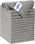 MR.SIGA Microfiber Cleaning Cloth, All-Purpose Microfiber Towels, Streak Free Cleaning Rags, Pack