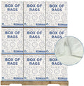 Recycled White Sheeting Cleaning Rags (600 lbs. Pallet 24x25 lbs. Box) – Lint Free White Cotton