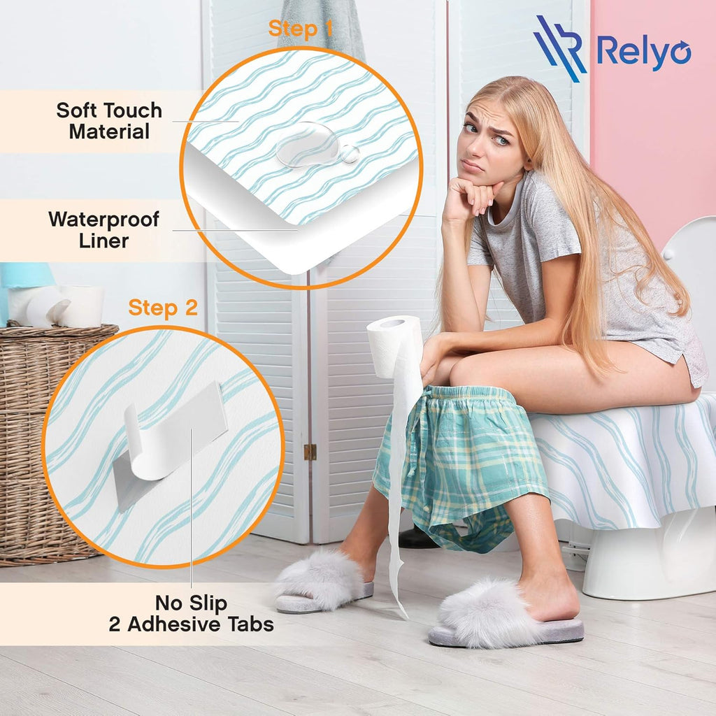 Toilet Seat Covers Disposable - 20 Pack - Waterproof, Ideal for Kids and Adults – Extra Large