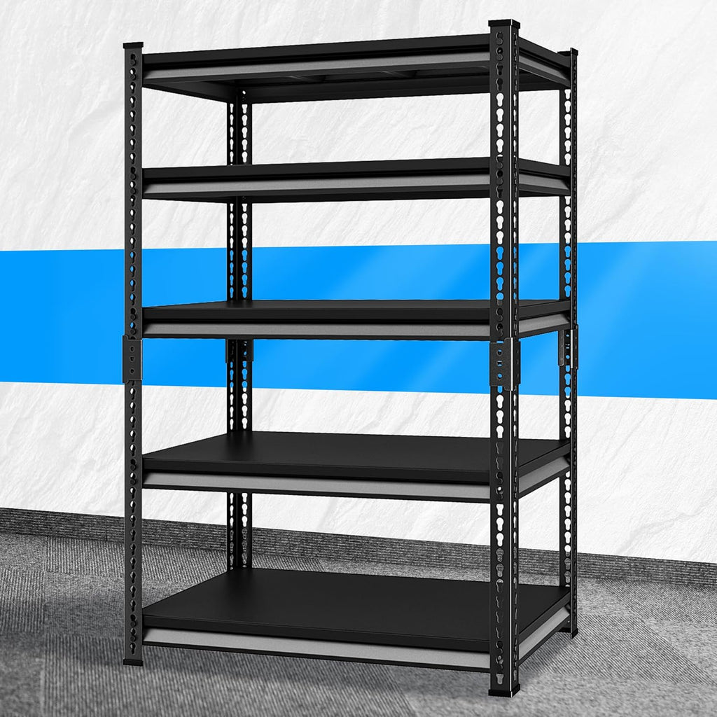 Adjustable Garage Storage Shelves, 40''W Garage Shelving Heavy Duty Loads 2200LBS, Metal Industrial