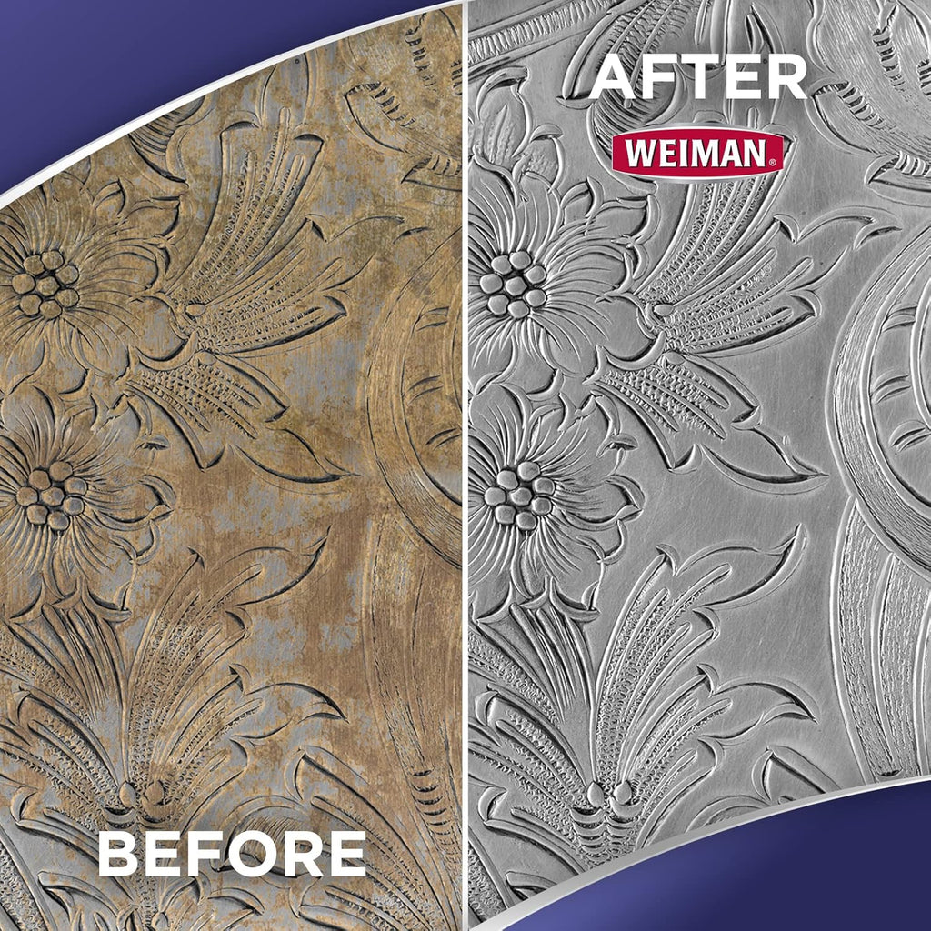 Weiman Jewelry Polish Cleaner, Tarnish Remover Wipes - 20 Count - Use on Silver Jewelry Antique