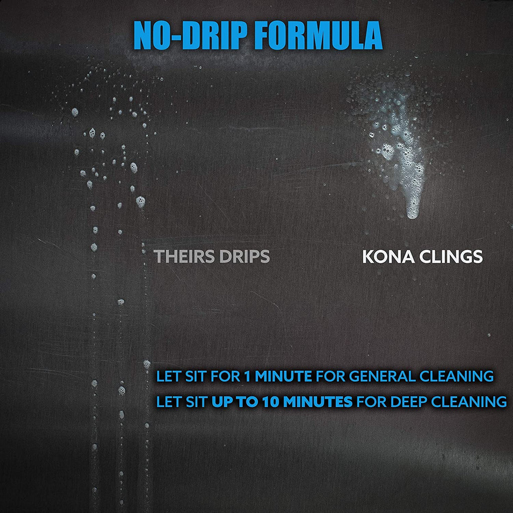 Kona Professional Grade Grill Cleaner Spray, 23 oz - Heavy-Duty Degreaser