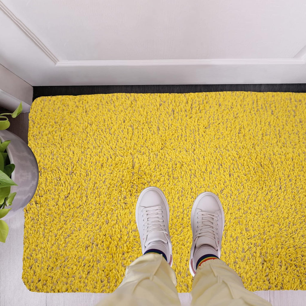 Premium Microfiber Indoor Door Mat – 24"x36" Washable Entry Mat, Non-Slip, Waterproof Backing