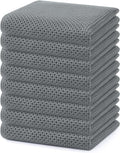 Homaxy 100% Cotton Waffle Weave Kitchen Dish Towels, Ultra Soft Absorbent Quick Drying Cleaning