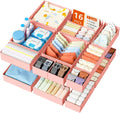 DIMJ Drawer Organizer Clothes - 16 Pack Baby Dresser Organizer for Nursery, Foldable Drawer