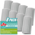 8 Pack Damp Dusting Sponge Duster, Grey Dust Cleaning Sponge, Reusable Household Cleaning Sponge