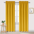 DWCN Blackout Curtains Room Darkening Thermal Insulated Bedroom Curtains Window Curtain Panels, 38