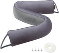 MAGZO Door Draft Stopper, 48 Inch Under Door Draft Blocker Noise Stopper, Weighted Wind Blocker