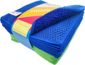 24 Pack Microfiber Scrub Dish Cleaning Cloth, Non-Scratch, Reusable & Durable for Dish Pan Pot