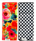 2 Double Sided Microfiber Hand Towels, 17x27 Inches Waffle Design Kitchen Towels Set, Durable &