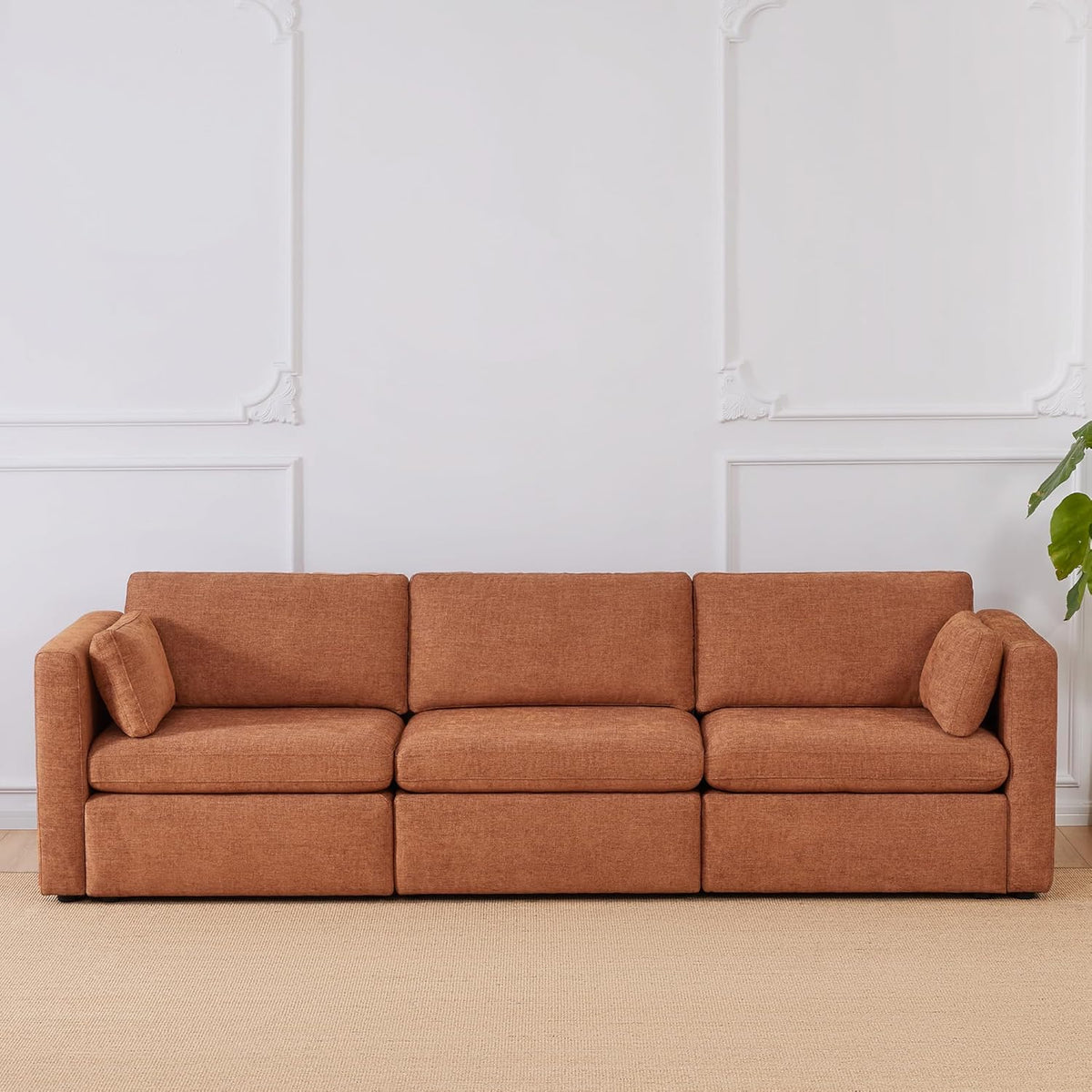 CHITA Oversized Modular Sectional Convertible Fabric Sofa Set, FSC Certified Extra Large Sectional