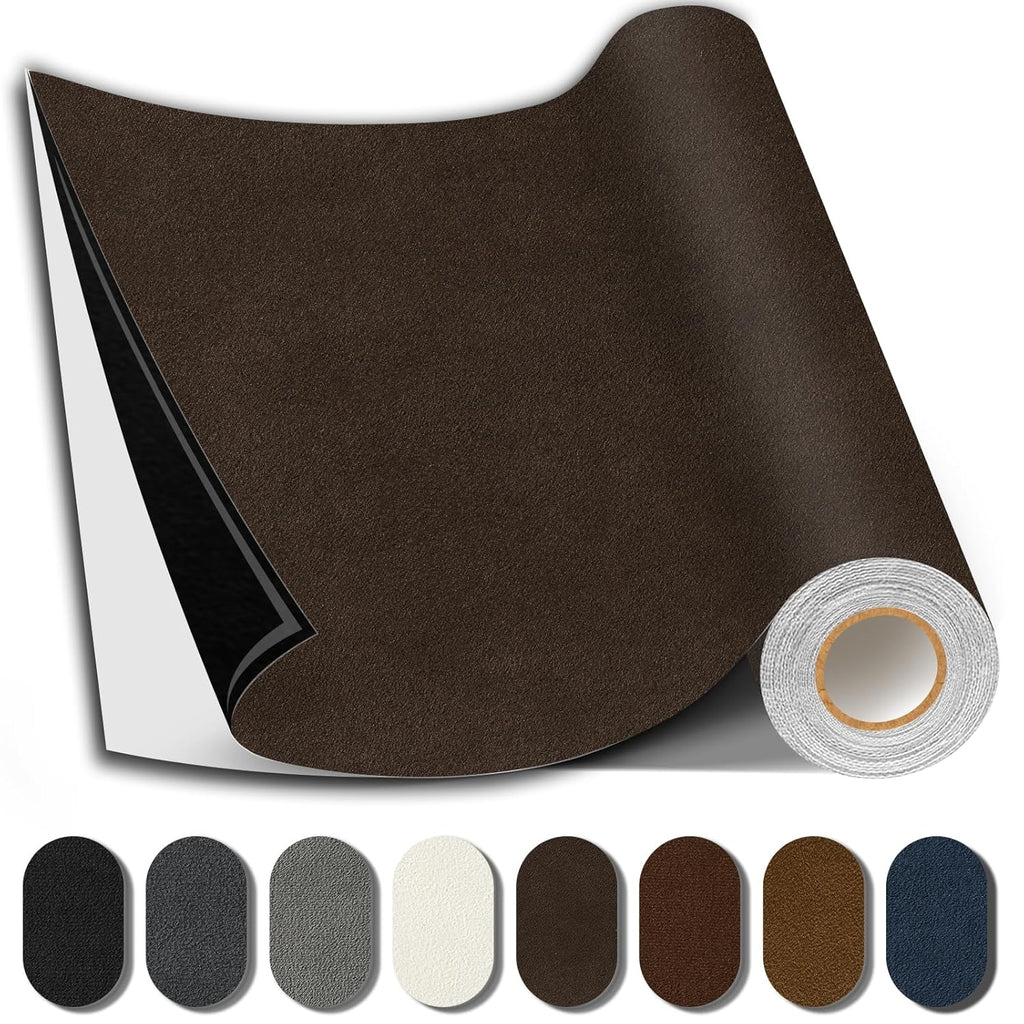 Suede Repair Patch, Large Fabric Repair Tape, Self-Adhesive Patches for Furniture, Couch, Sofa, Car