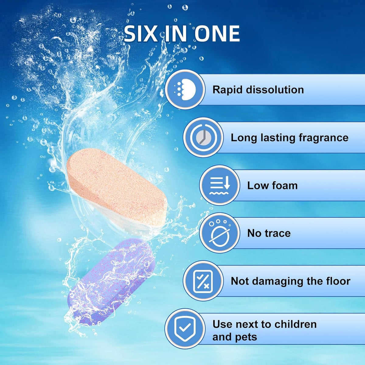 5 Bottles Compatible with Tineco Cleaning Solution Pet 500ml Per Bottle Orange Scents Floor Cleaner