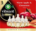Air Wick Plug In Advanced Scented Oils Refills, Apple + Cinnamon, Fall Decorations for Home,Plug In