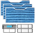KEEPOW Reusable Mop Pads Refills, Replacement Pads Compatible with Shark Vac Mop VM252 VM200 VC205