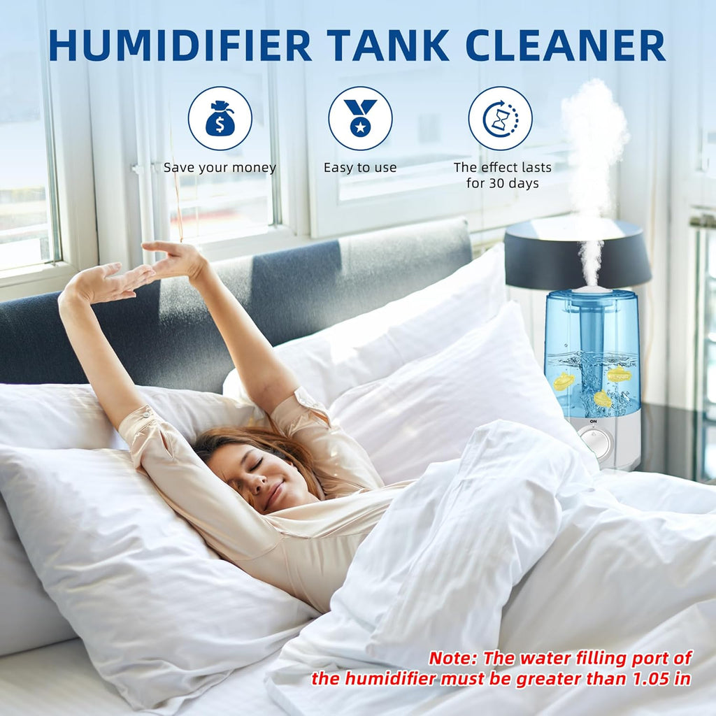 AMI PARTS Universal Humidifier Cleaner Fish for All Humidifiers and Fish Tank, Purifie Water