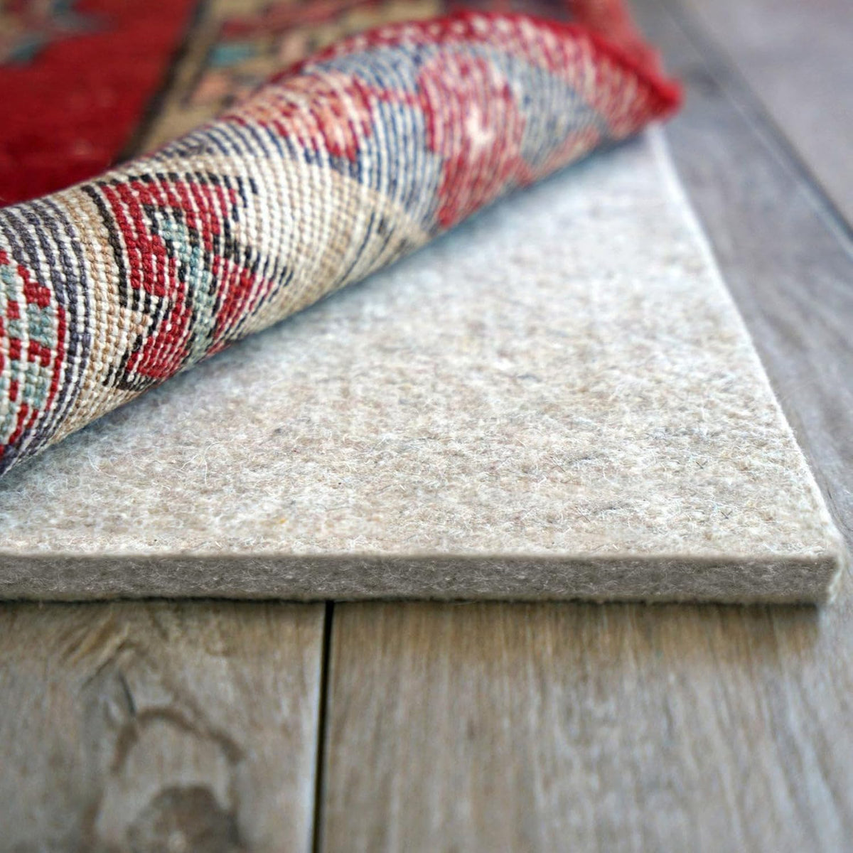 RUGPADUSA - Eco-Plush - 11' Square - 3/8" Thick - 100% Felt - Extra Cushioned Rug Pad - Available