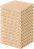 Homaxy 100% Cotton Waffle Weave Kitchen Dish Cloths, Ultra Soft Absorbent Quick Drying Dish Towels