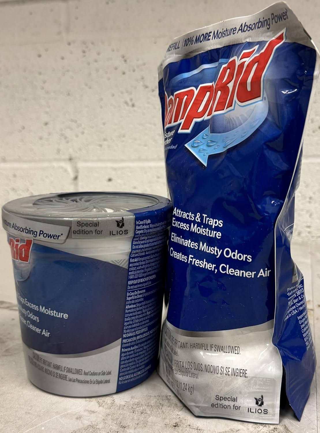 Damp Rid Refillable Moisture Absorber, Includes Single Damp Rid Lavender Vanilla 11oz. Cup & 44oz.