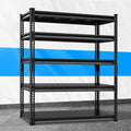 Adjustable Garage Storage Shelves, 48''W Garage Shelving Heavy Duty Loads 30000LBS, Metal