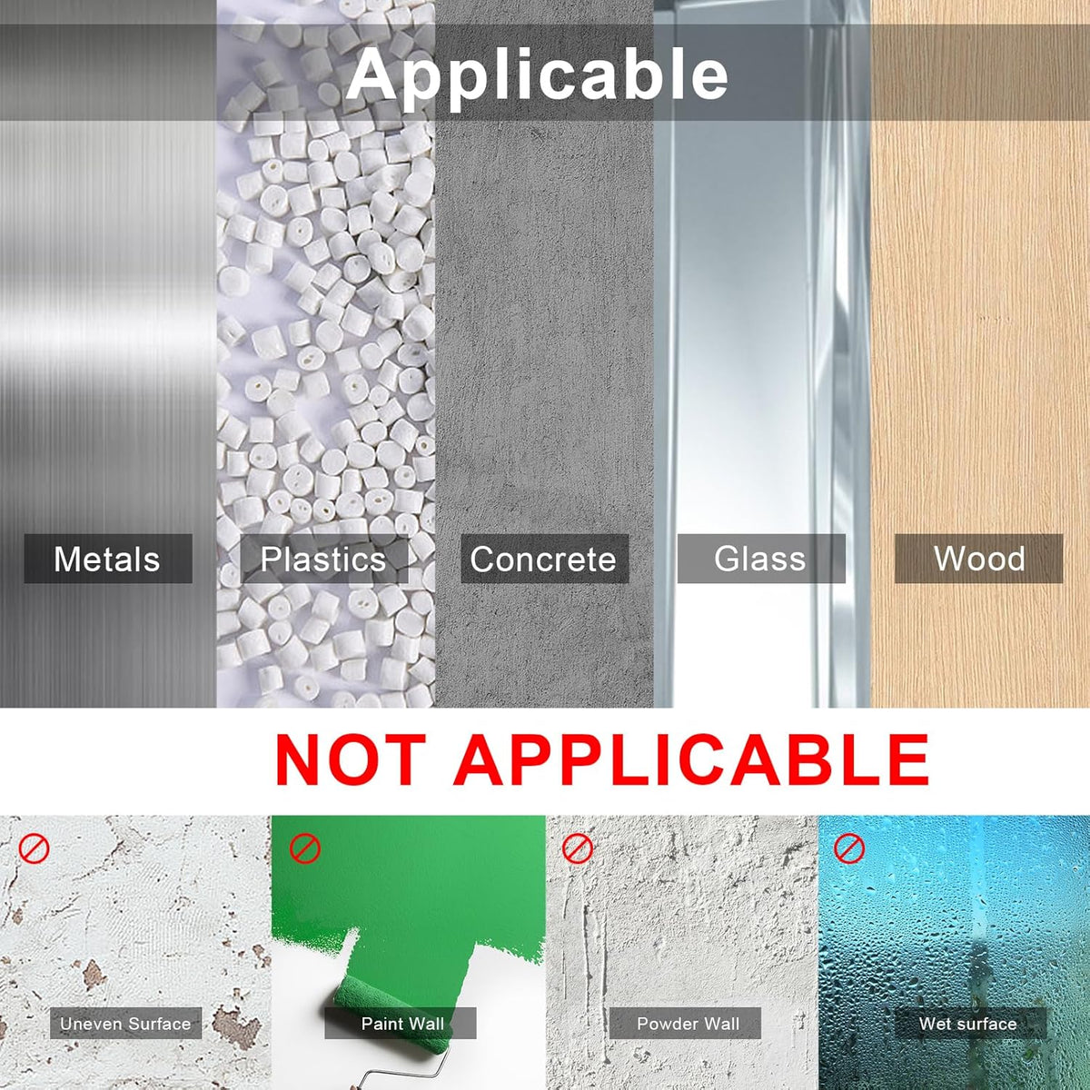 Strong Adhesive Foam Insulation Tape Self Adhesive, Closed Cell Weather Stripping for Doors and