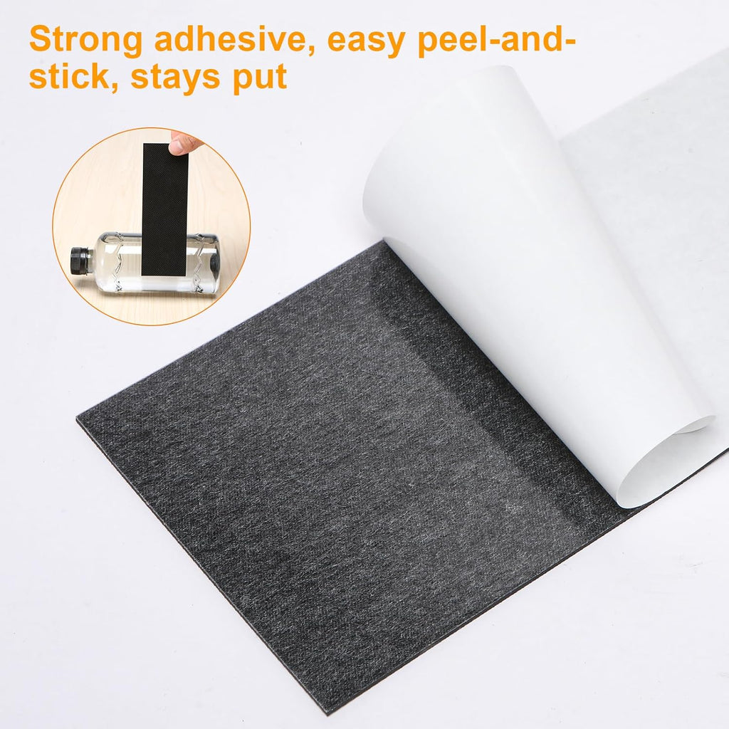 CHUNZEXI Non Slip Furniture Pads 4 PCS 6" x 4", Heavy Duty Rubber Grippers for Furniture Legs, Anti