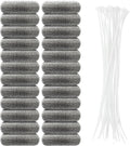 24 PCS Lint Traps, Stainless Steel Lint Catcher for Washing Machine, Pet Hair Remover for Laundry
