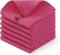 Homaxy 100% Cotton Waffle Weave Kitchen Dish Cloths, Ultra Soft Absorbent Quick Drying Dish Towels