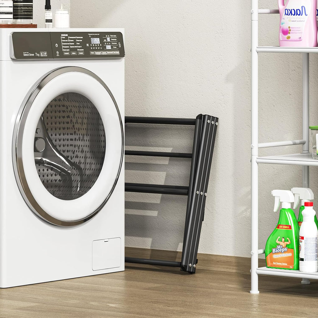 APEXCHASER Clothes Drying Rack, 3-Tier Laundry Drying Rack for Clothes, Expandable Metal Clothing