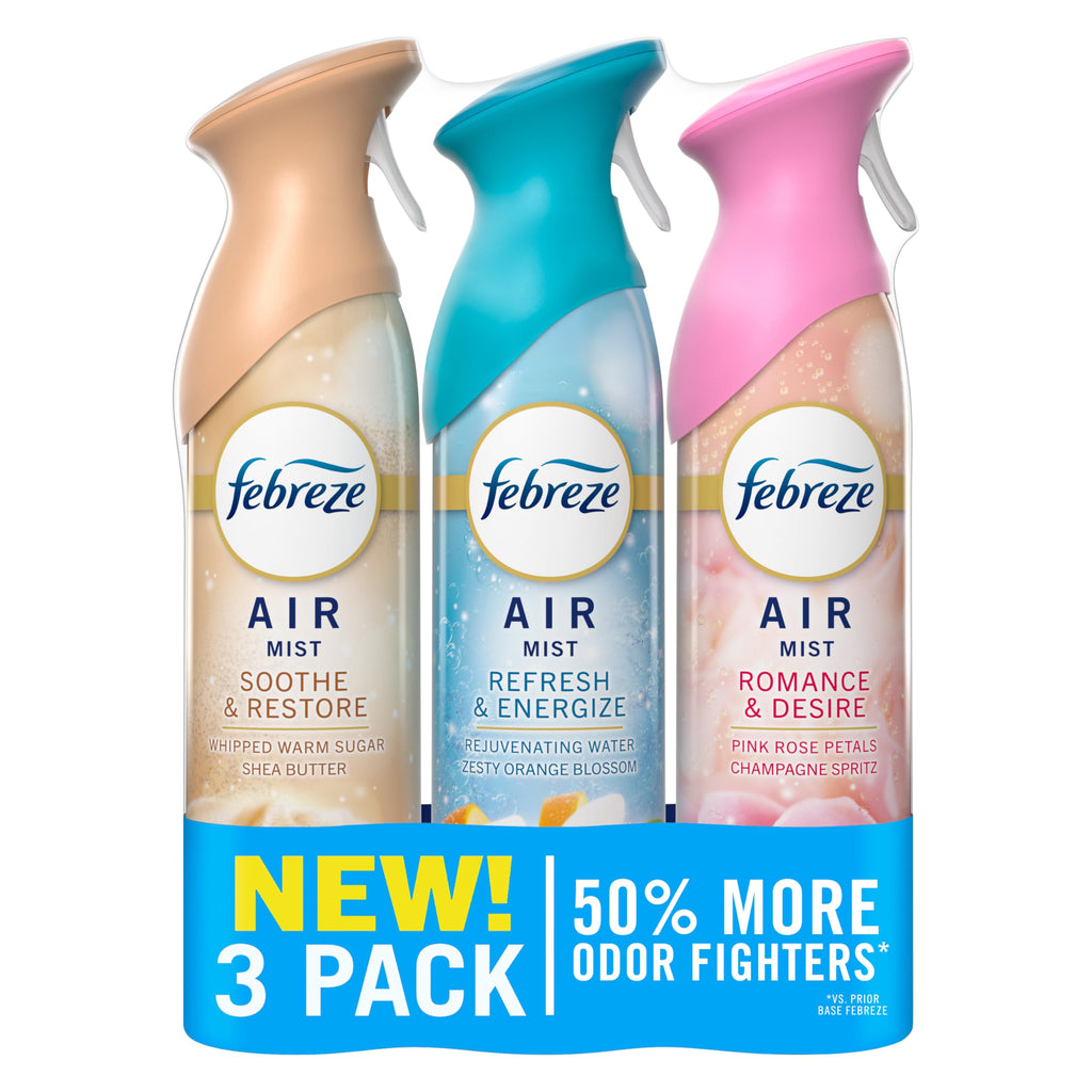Febreze Air Mist, Air Freshener, Odor Fighting Room Spray, Deodorizer for Home Bathroom Kitchen