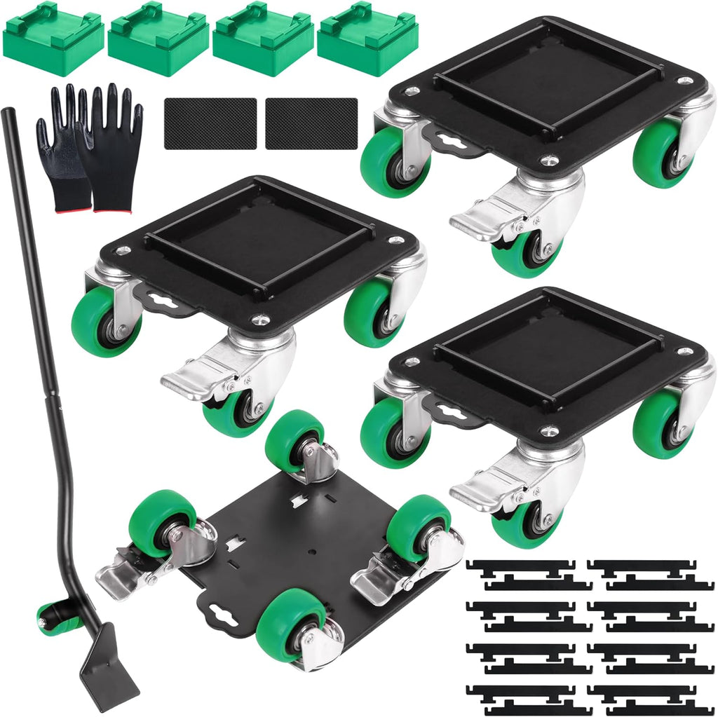 Furniture Movers with 4 Wheels,Heavy Duty Furniture Lift Mover Tool Set with 2000 lbs Load