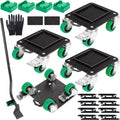 Furniture Movers with 4 Wheels,Heavy Duty Furniture Lift Mover Tool Set with 2000 lbs Load