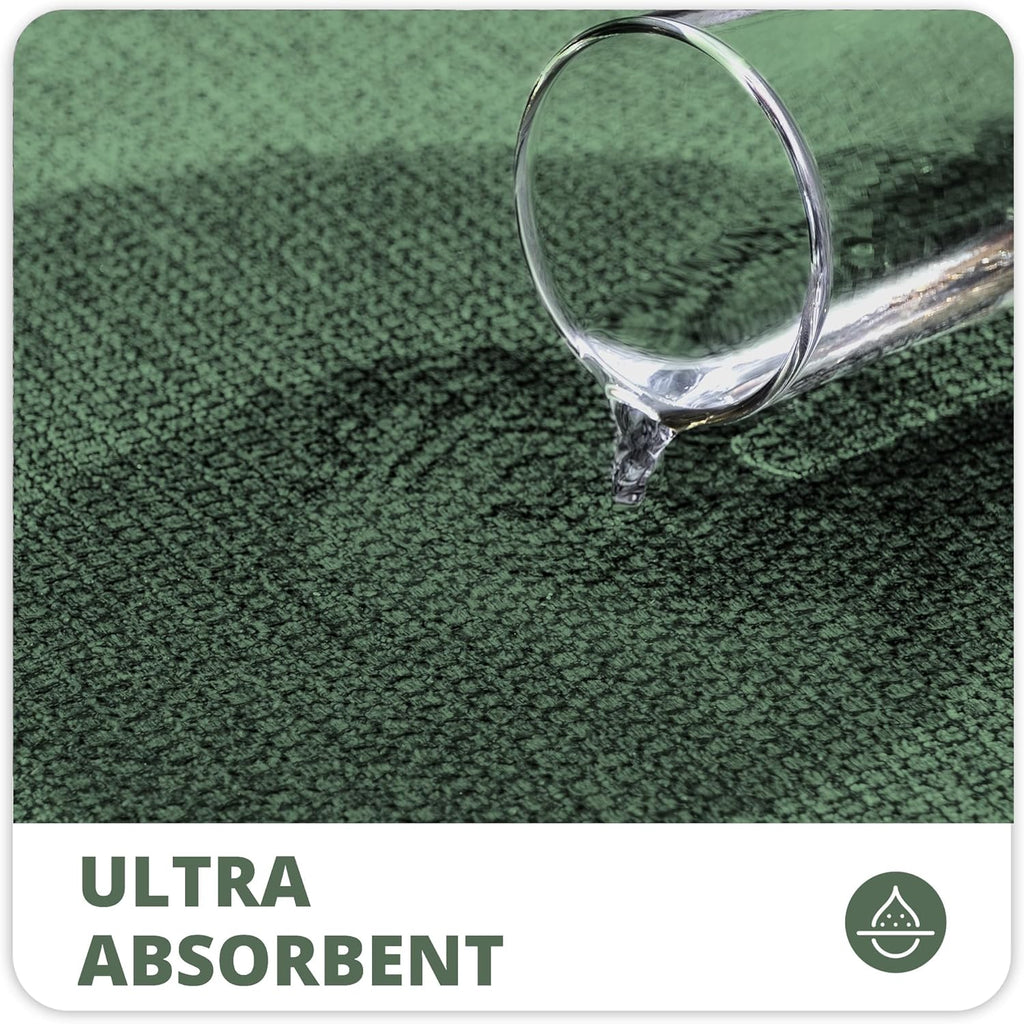 Bath Mat,Ultra Thin Bathroom Runner Rugs,Large Bath Mats for Bathroom,Quick Dry,Non-Slip,Machine