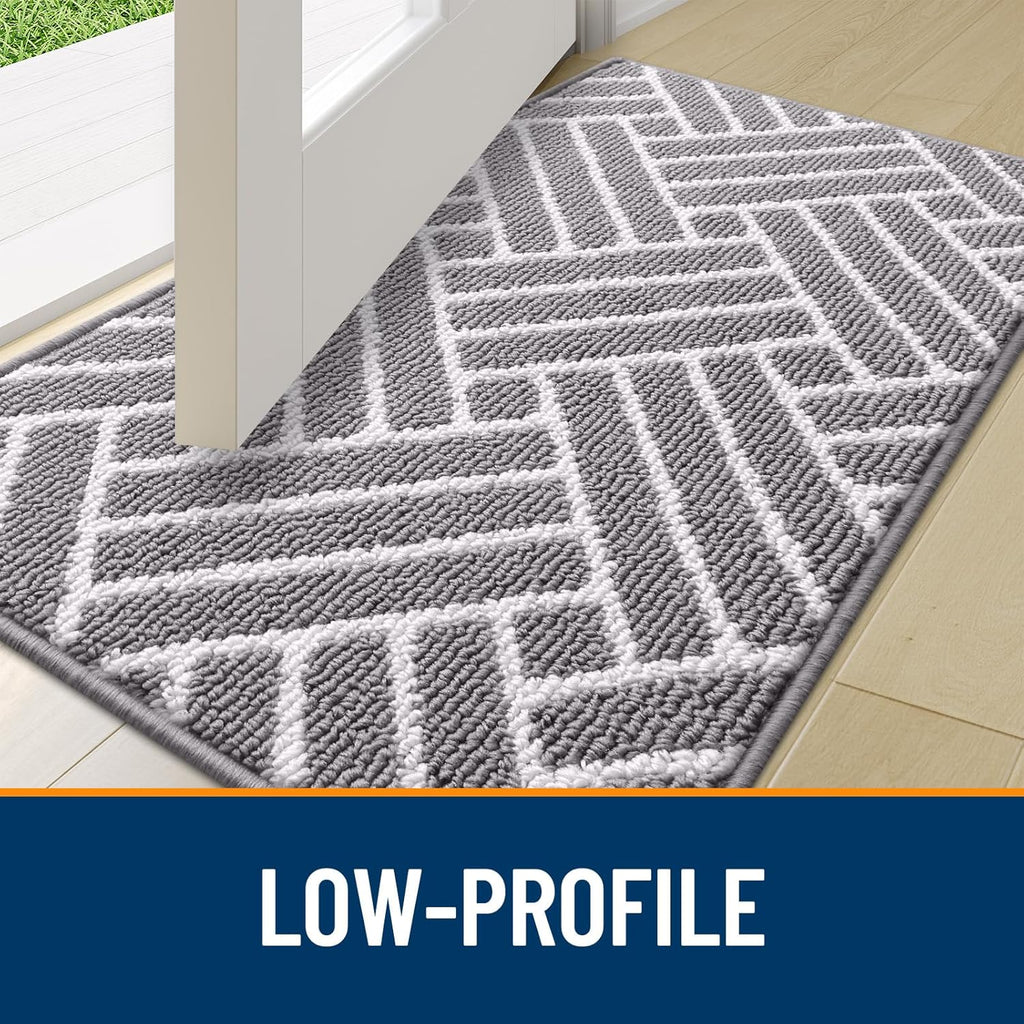OLANLY Indoor Door Mat, 36x24 Inch, Dirt Resistant and Absorbent, Non-Slip Rubber Backing Floor
