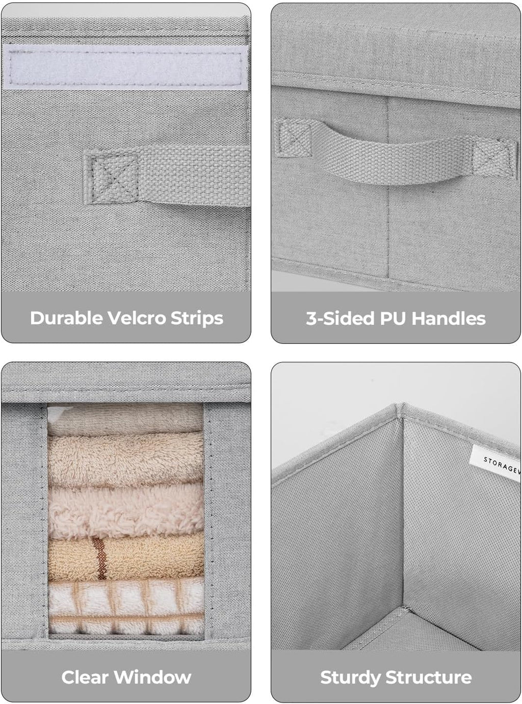 StorageWorks 2-Pack Jumbo Under Bed Storage Bins with Lids, Underbed Storage Containers with