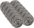12 Pack Stainless Steel Scourers by Scrub It – Steel Wool Scrubber Pad Used for Dishes, Pots, Pans