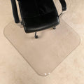 [UpgradedVersion] Crystal Clear 1/5" Thick 47" x 40" Heavy Duty Hard Chair Mat, Can be Used on