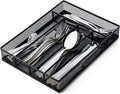 Silverware Organizer Metal Mesh, Small Drawer Organizer, Utensil Cutlery Tray for kitchen drawers